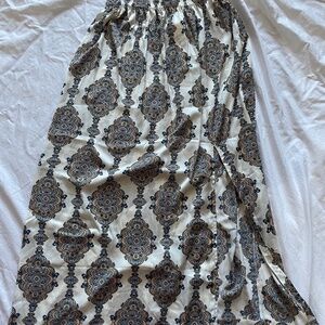 H&M patterned midi/maxi skirt